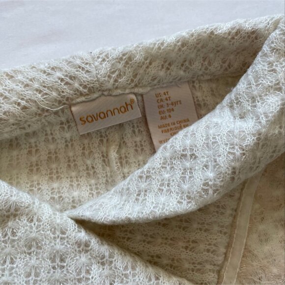 NEW Savannah Ivory Sweater size 4T - Picture 3 of 6
